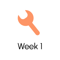 in the first week onboarding and setup of cold email campaign